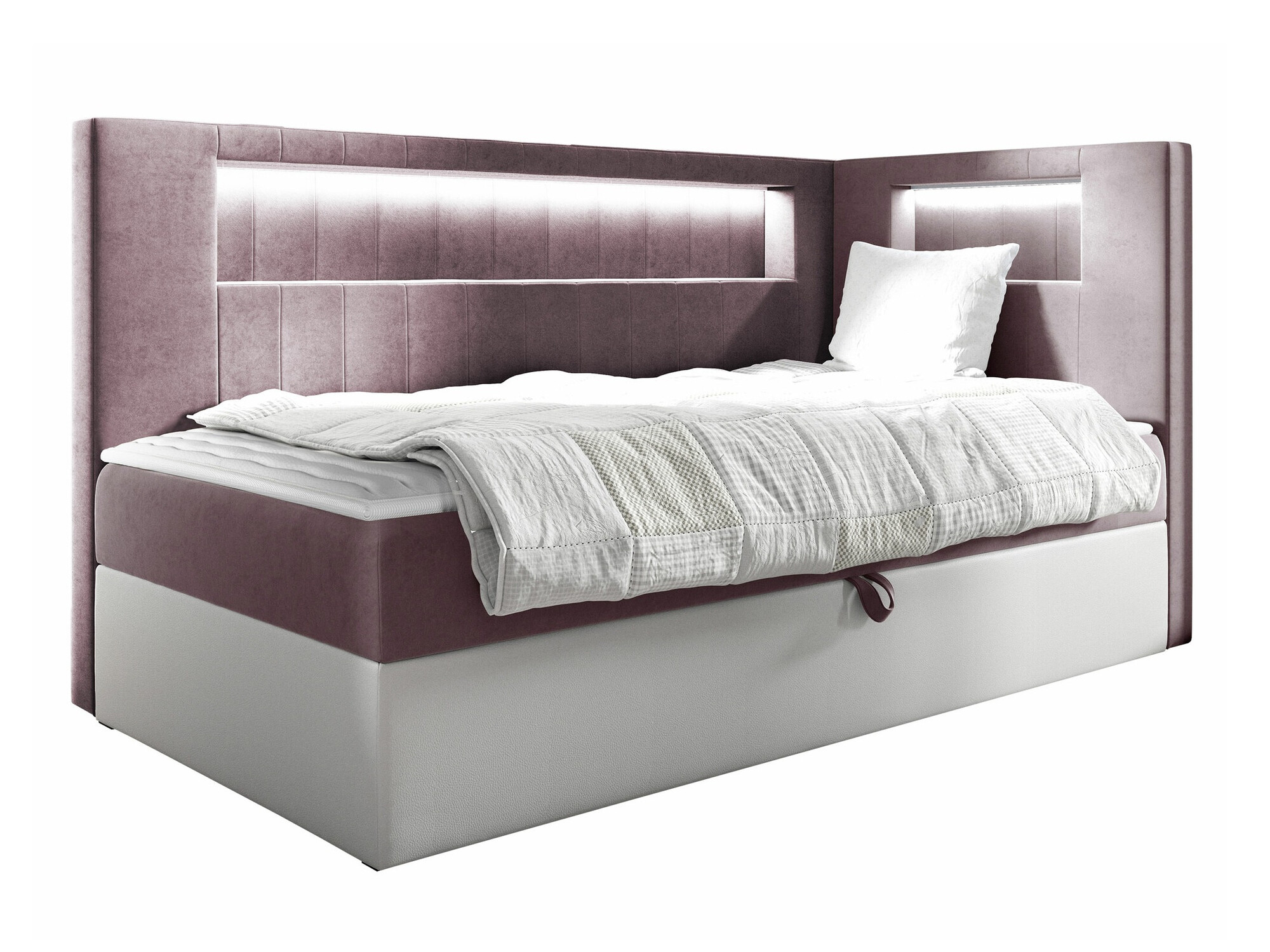 Boxspring krevet Baltimore 172 (Soft 017 + Fresh 9)