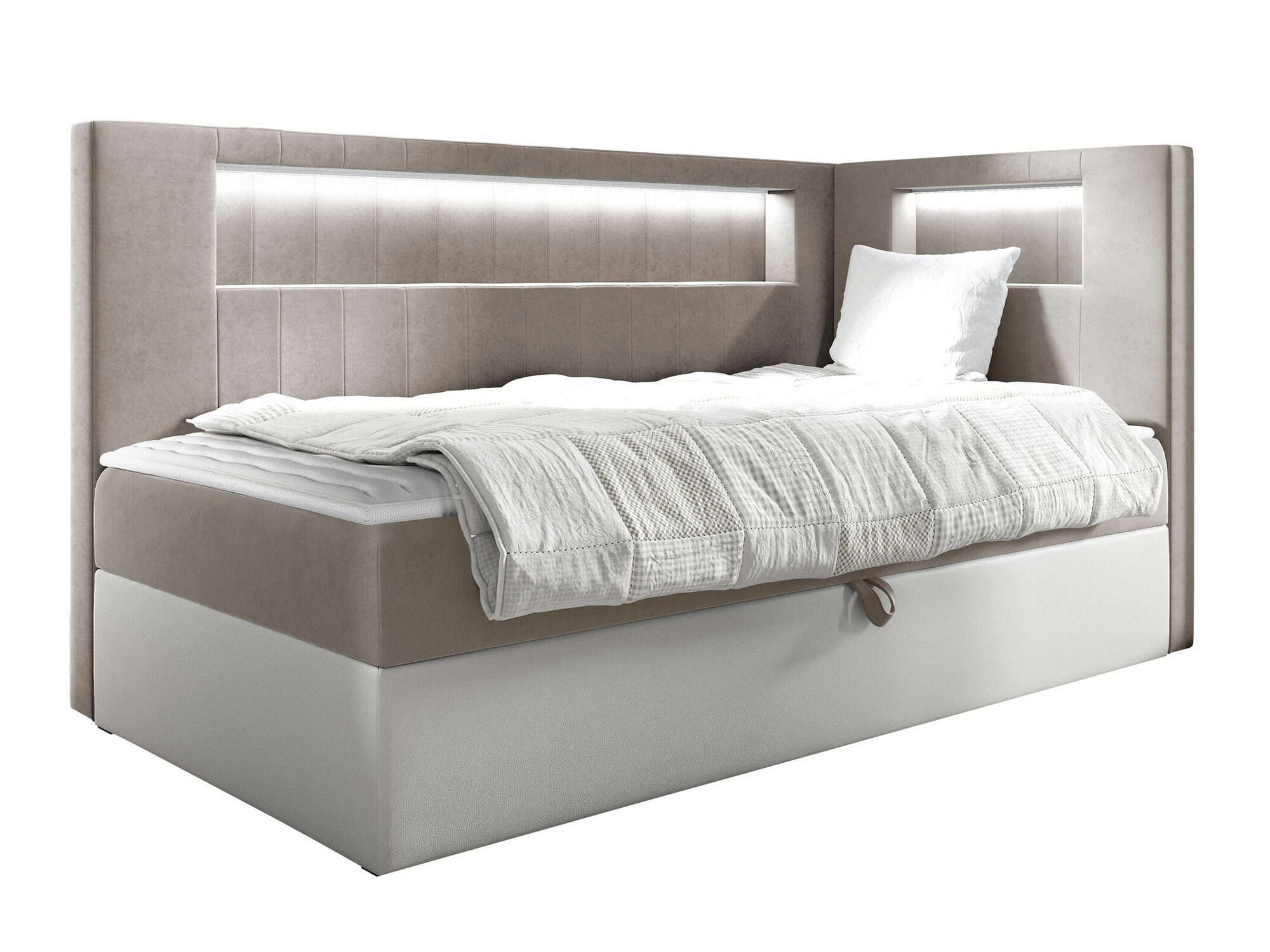 Boxspring krevet Lucus VIII (Soft 017 + Fresh 1)