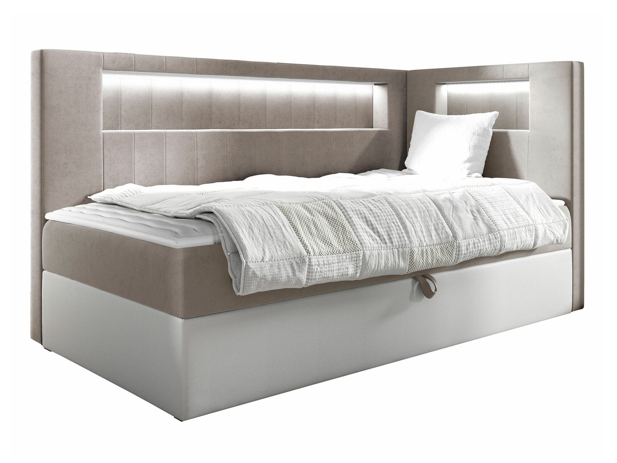 Boxspring krevet Lucus VIII (Soft 017 + Fresh 1)