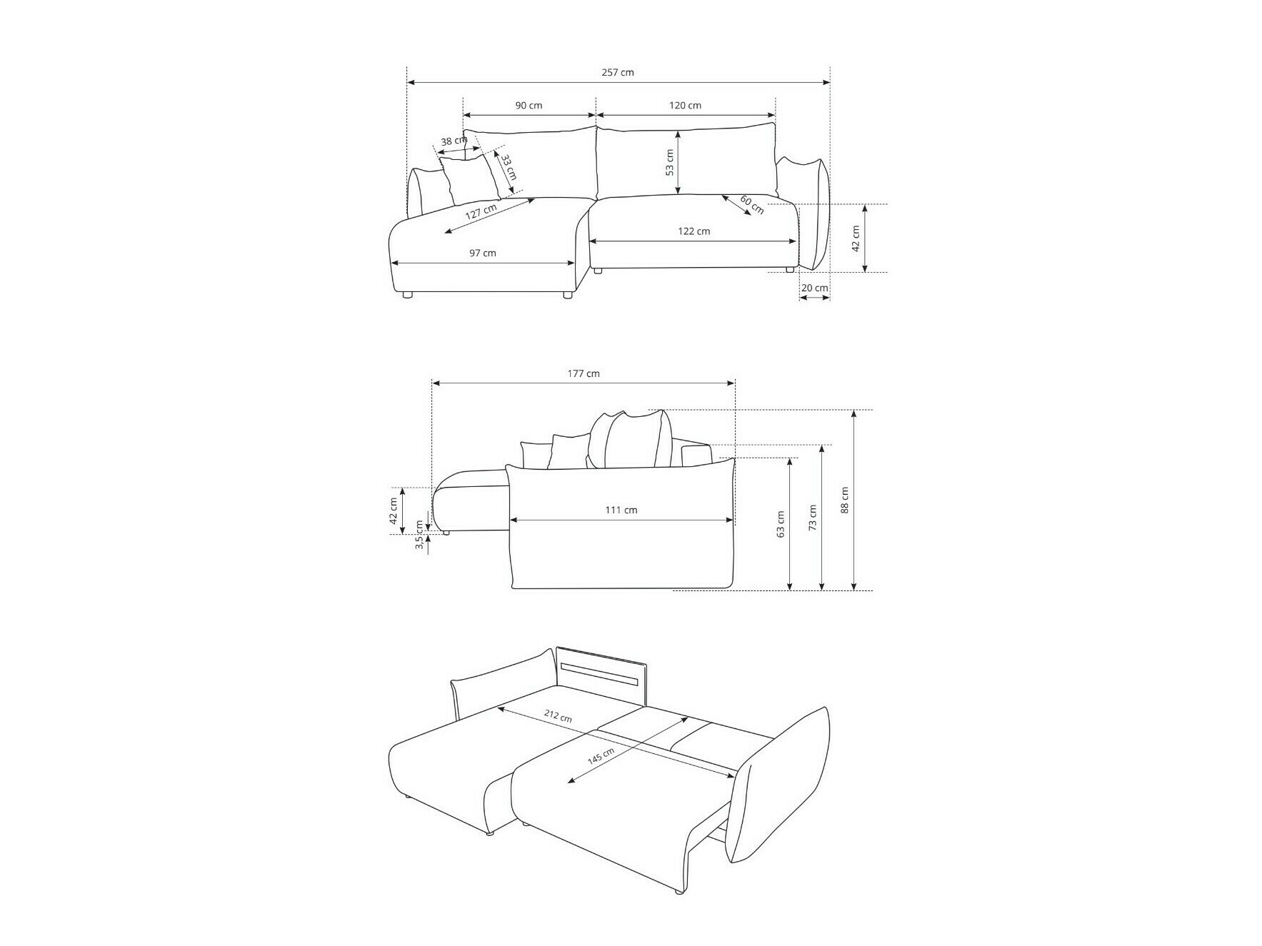 Kutna garnitura Kingston 153 (Tilia 39)