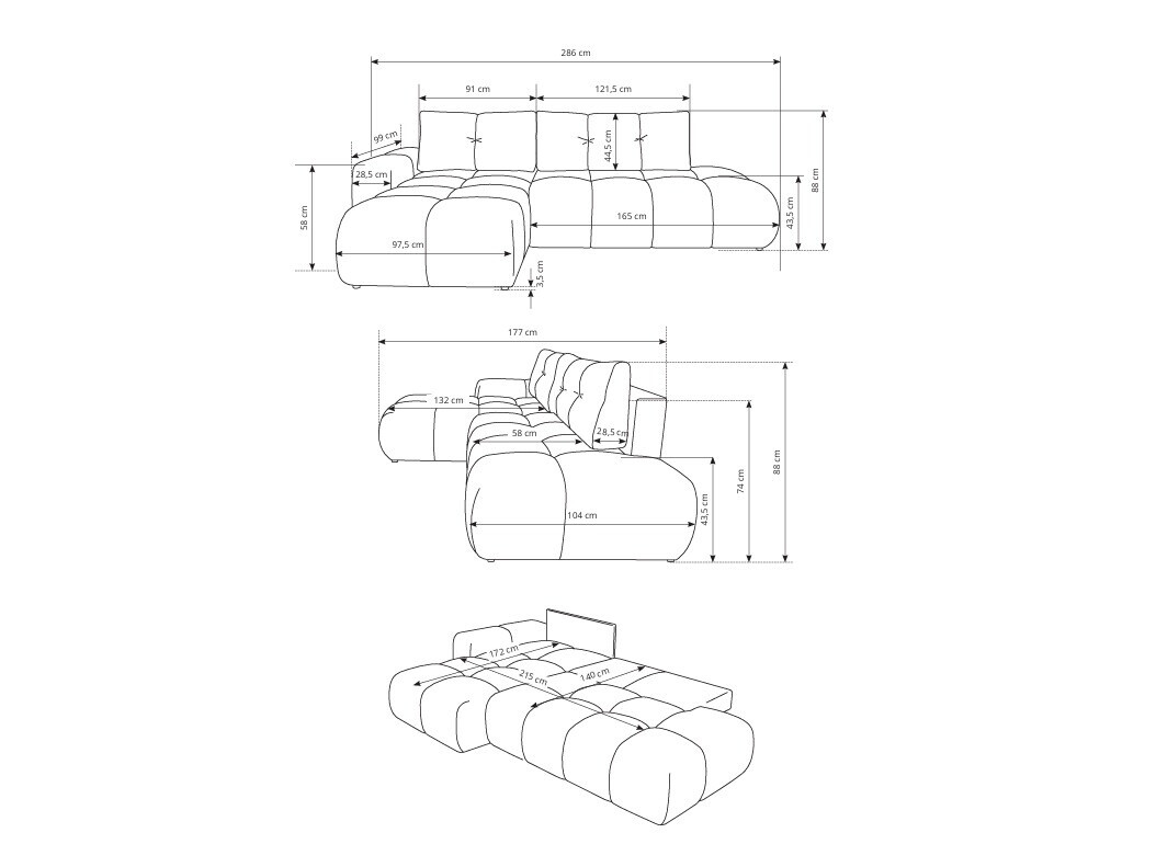 Kutna garnitura Kingston 156 (Curio 83)