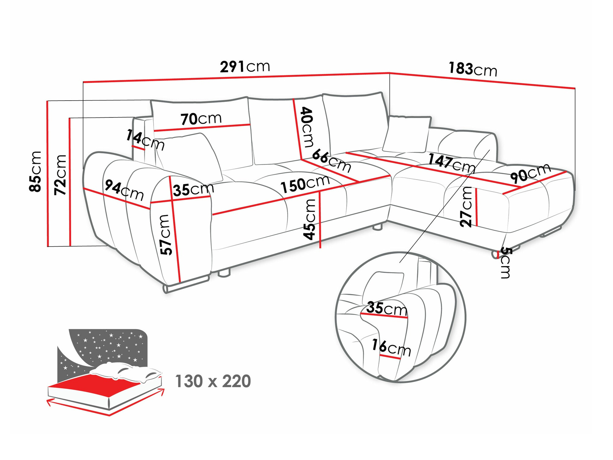 Kutna garnitura Camden 100 (Velo 623)