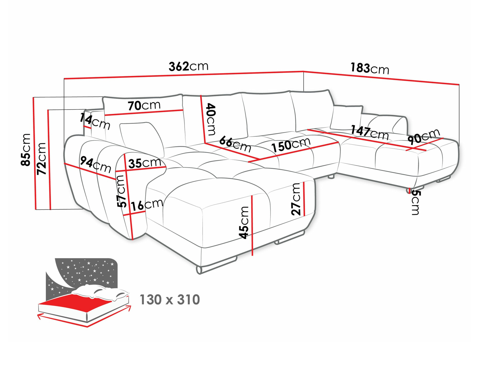 Kutna garnitura Camden 101 (Velo 623)