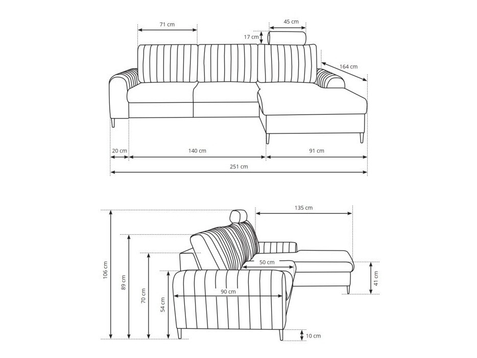 Kutna garnitura Kingston 163 (Loft 22)