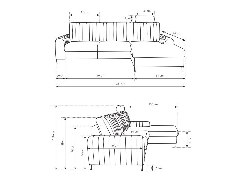 Kutna garnitura Kingston 163 (Loft 2)