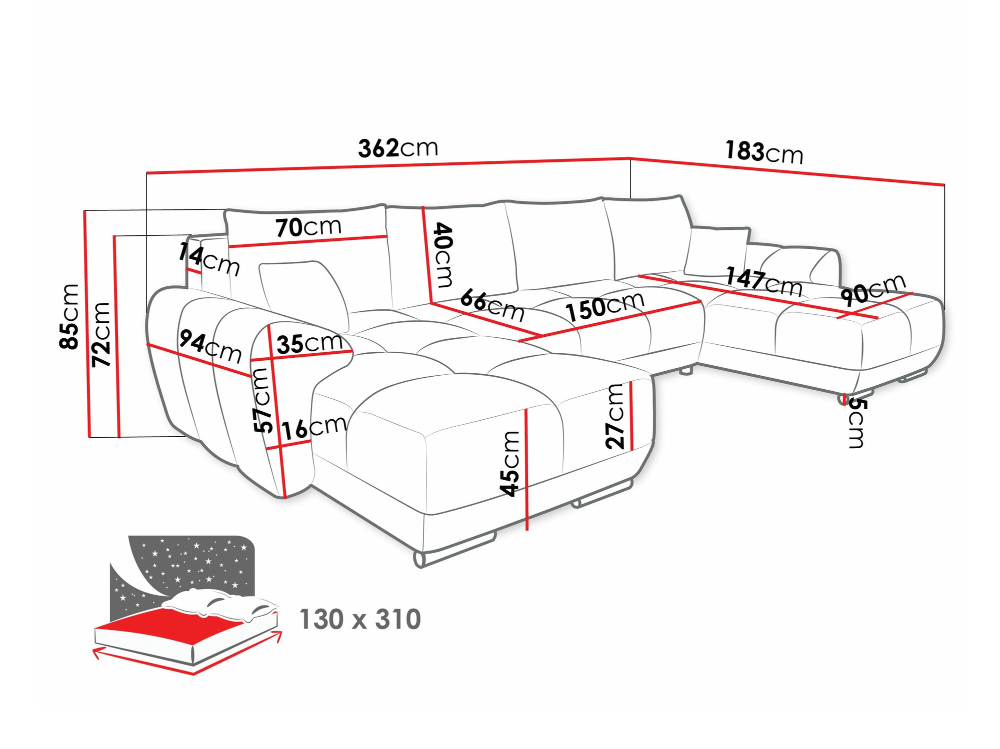 Kutna garnitura Signis I (Velo 621)