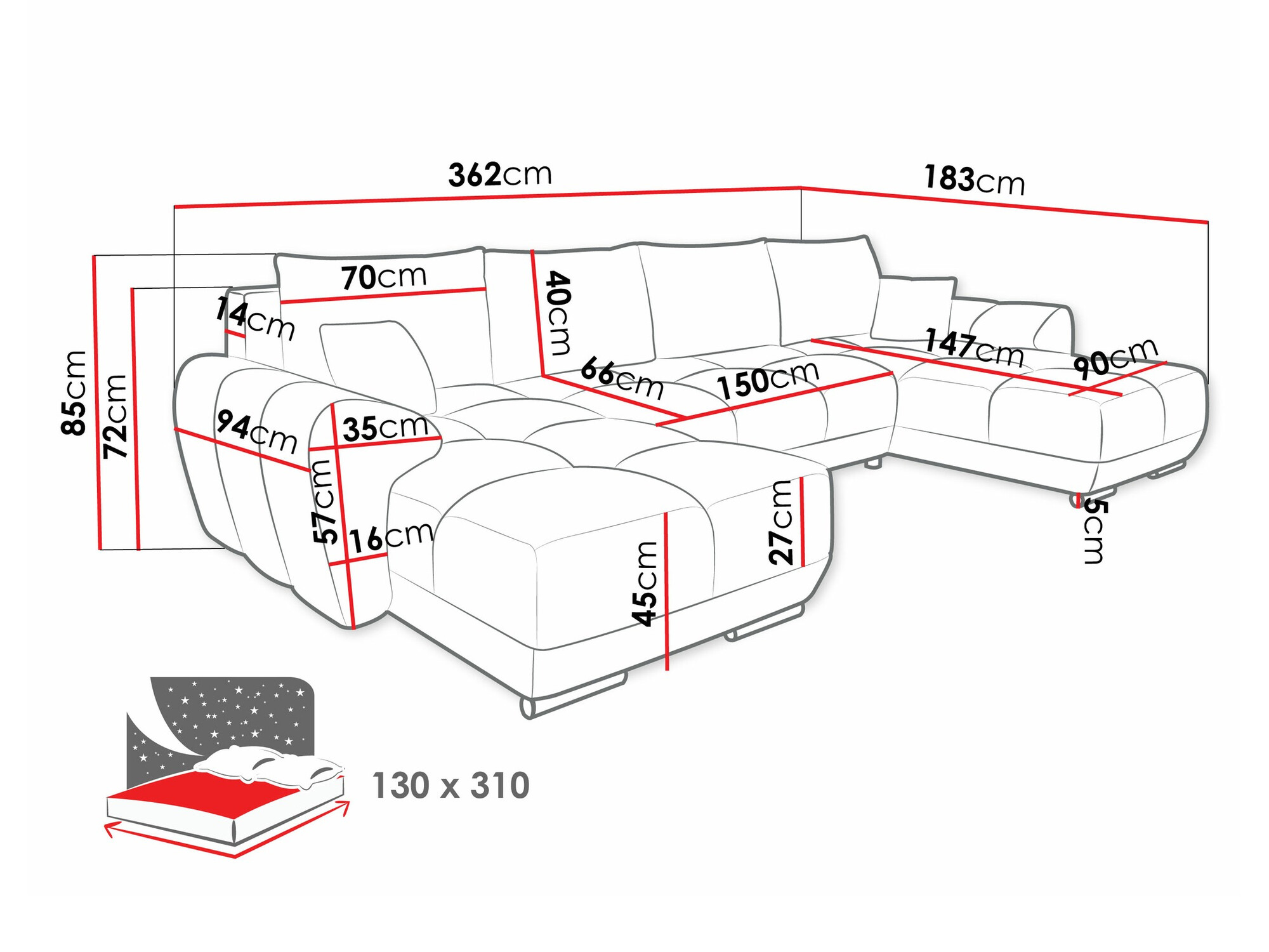 Kutna garnitura Signis I (Velo 626)