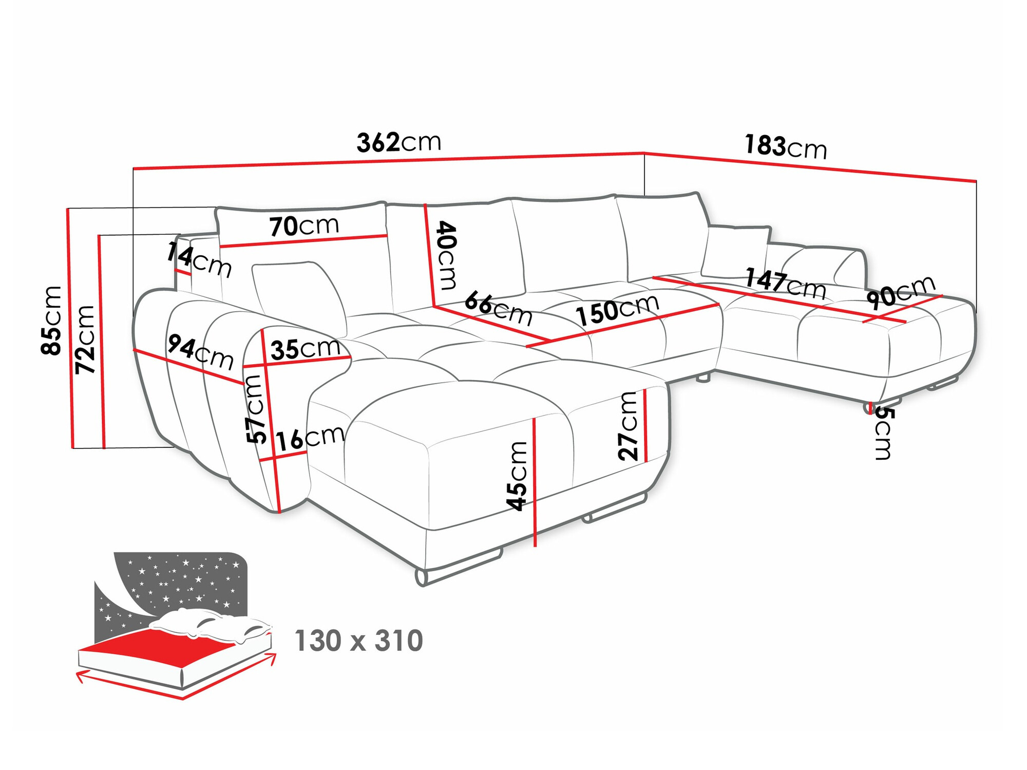 Kutna garnitura Signis I (Velo 636)