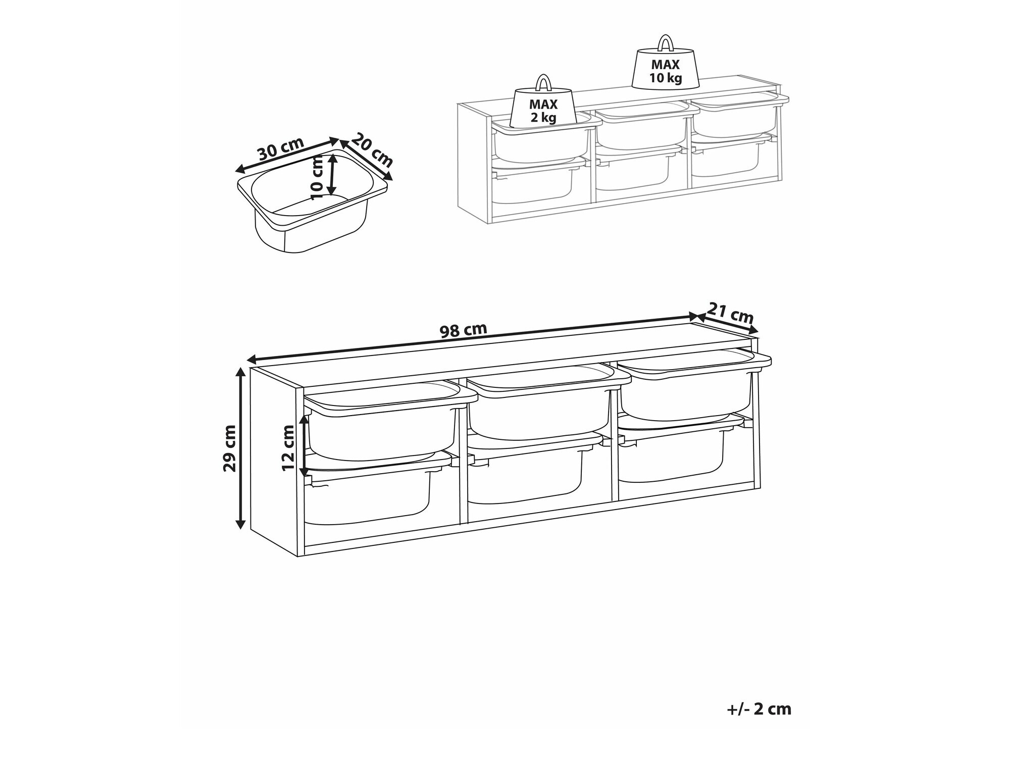 Zidna polica Berwyn 2453
