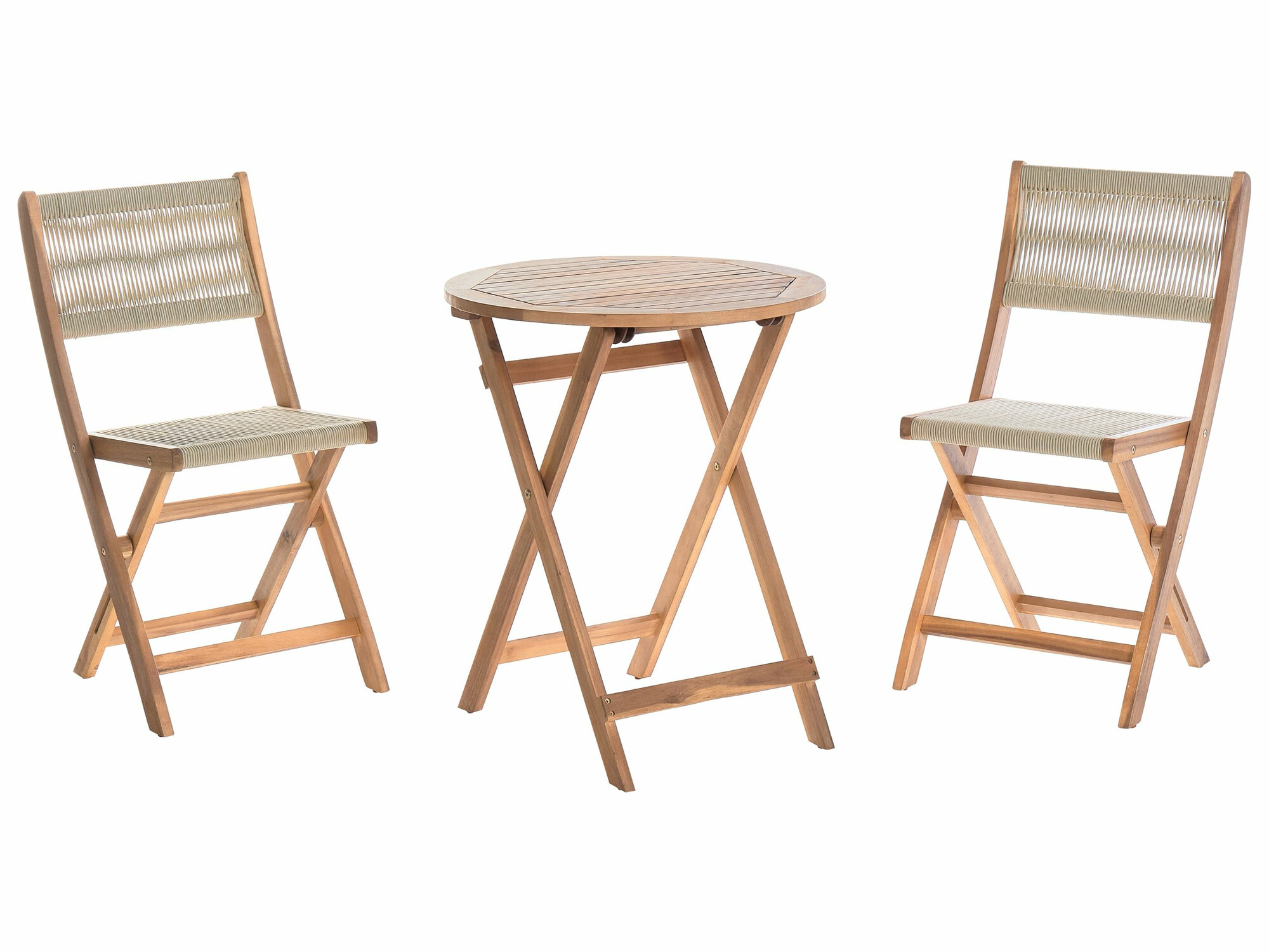 Balkonska garnitura Bensevu 102 (Bagrem + Bež)