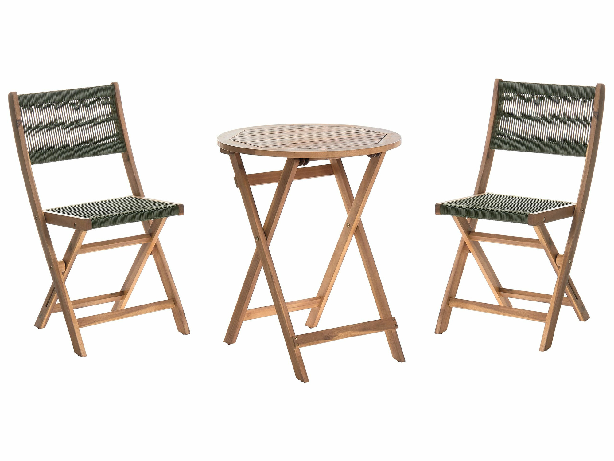 Balkonska garnitura Bensevu 102 (Bagrem + Zelena)