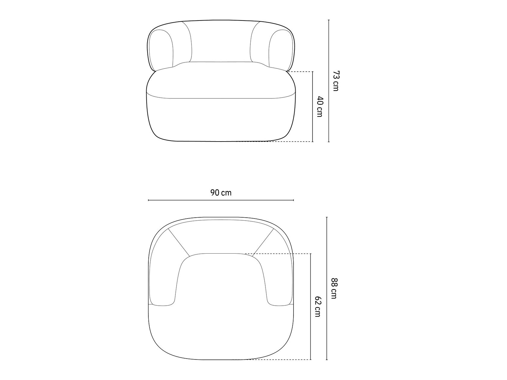 Fotelja Beckley 117 (Perfect Harmony 39)