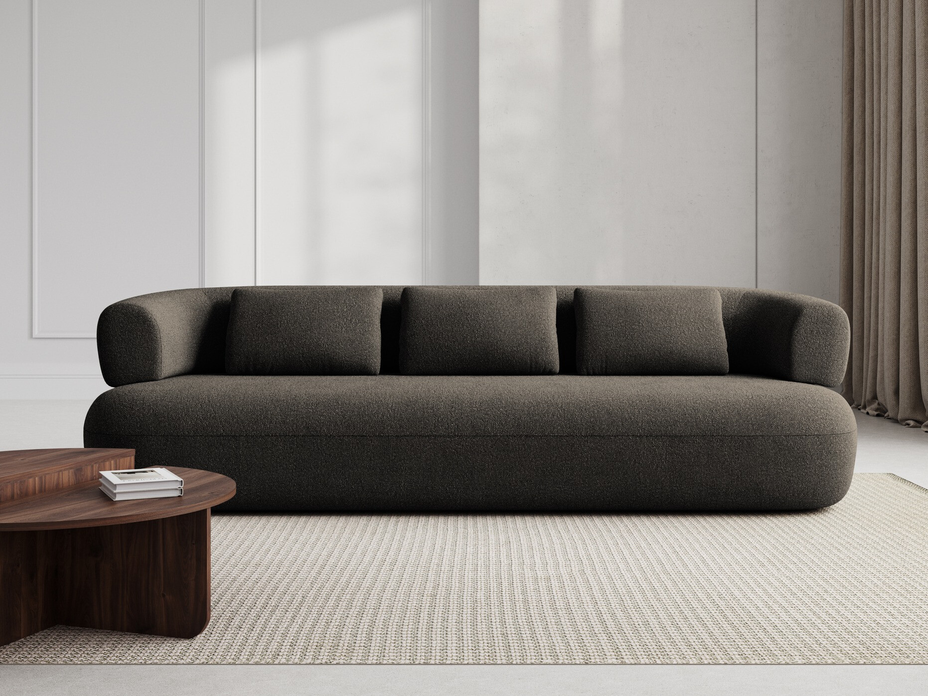 Sofa Beckley 144 (Ascot Mouse)