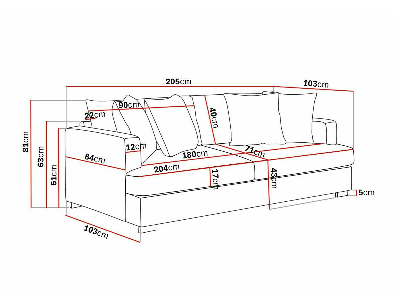 Sofa Tivsoe 103 (Today 03)