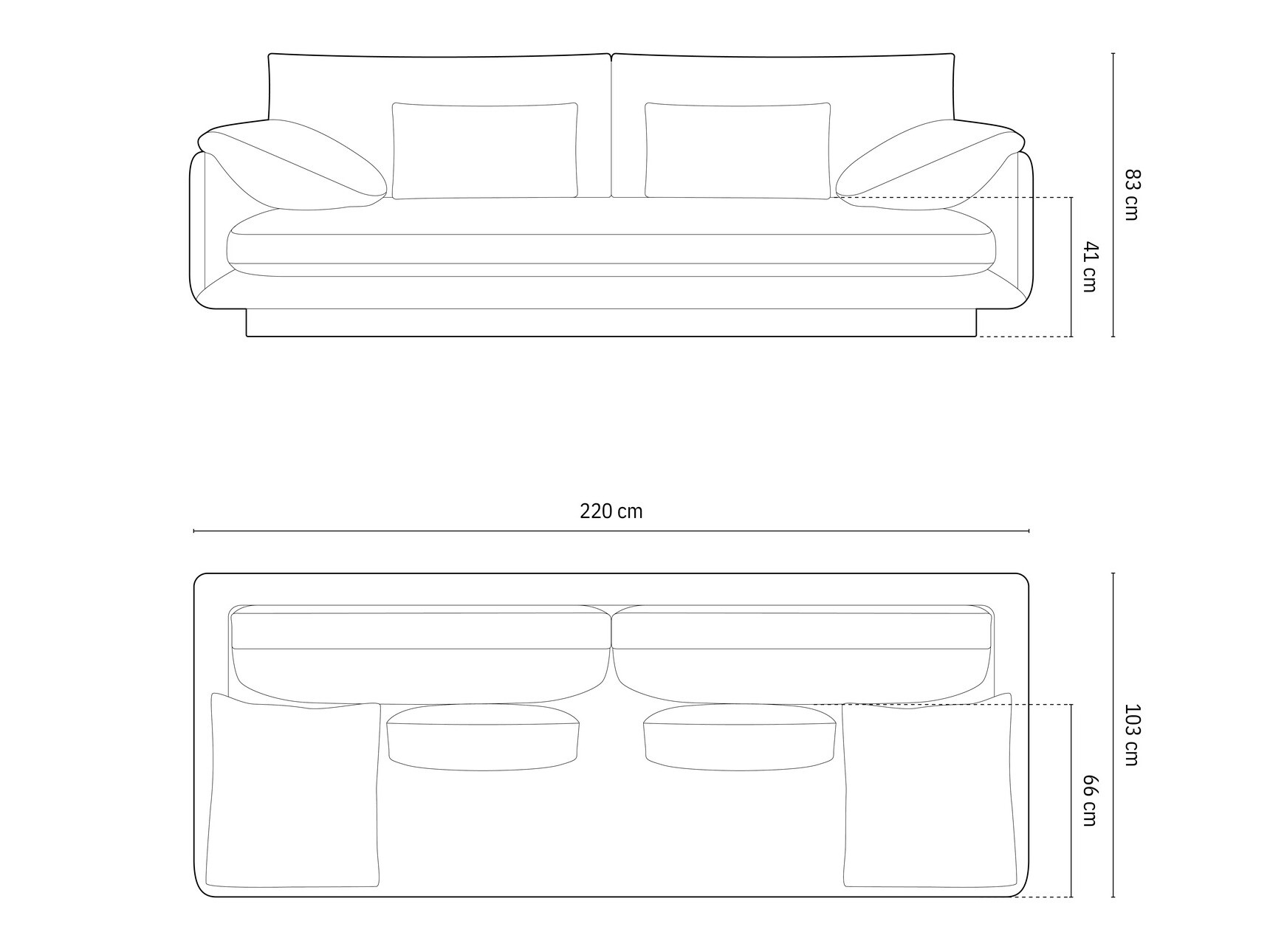 Kauč Vernovu 100 (Casino Sand)