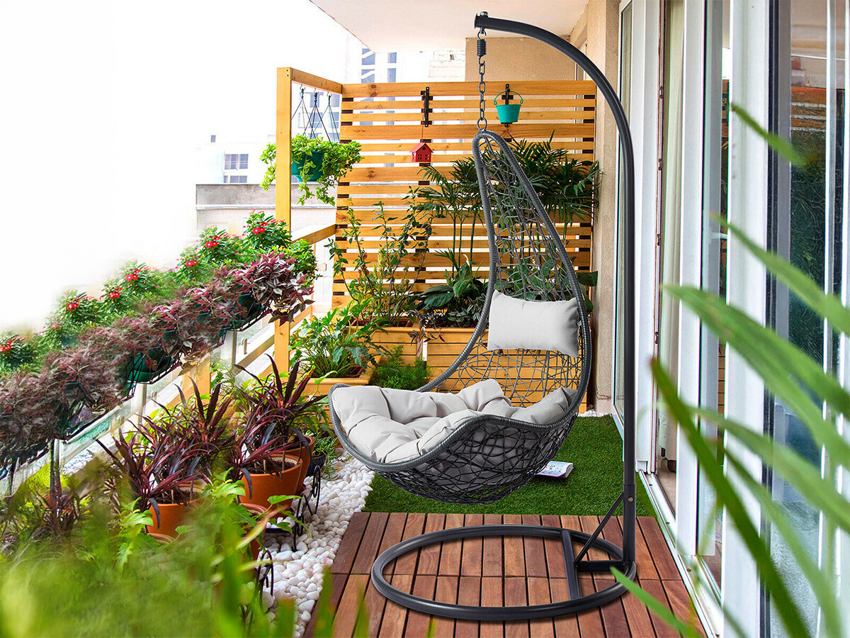 Viseća stolica Comfivo 313 (Siva)