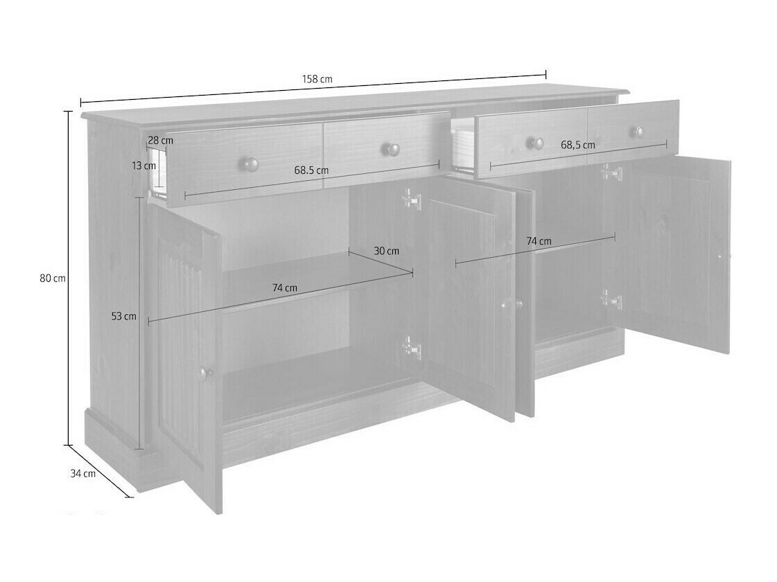 Komoda Caltola 103 (Bor)