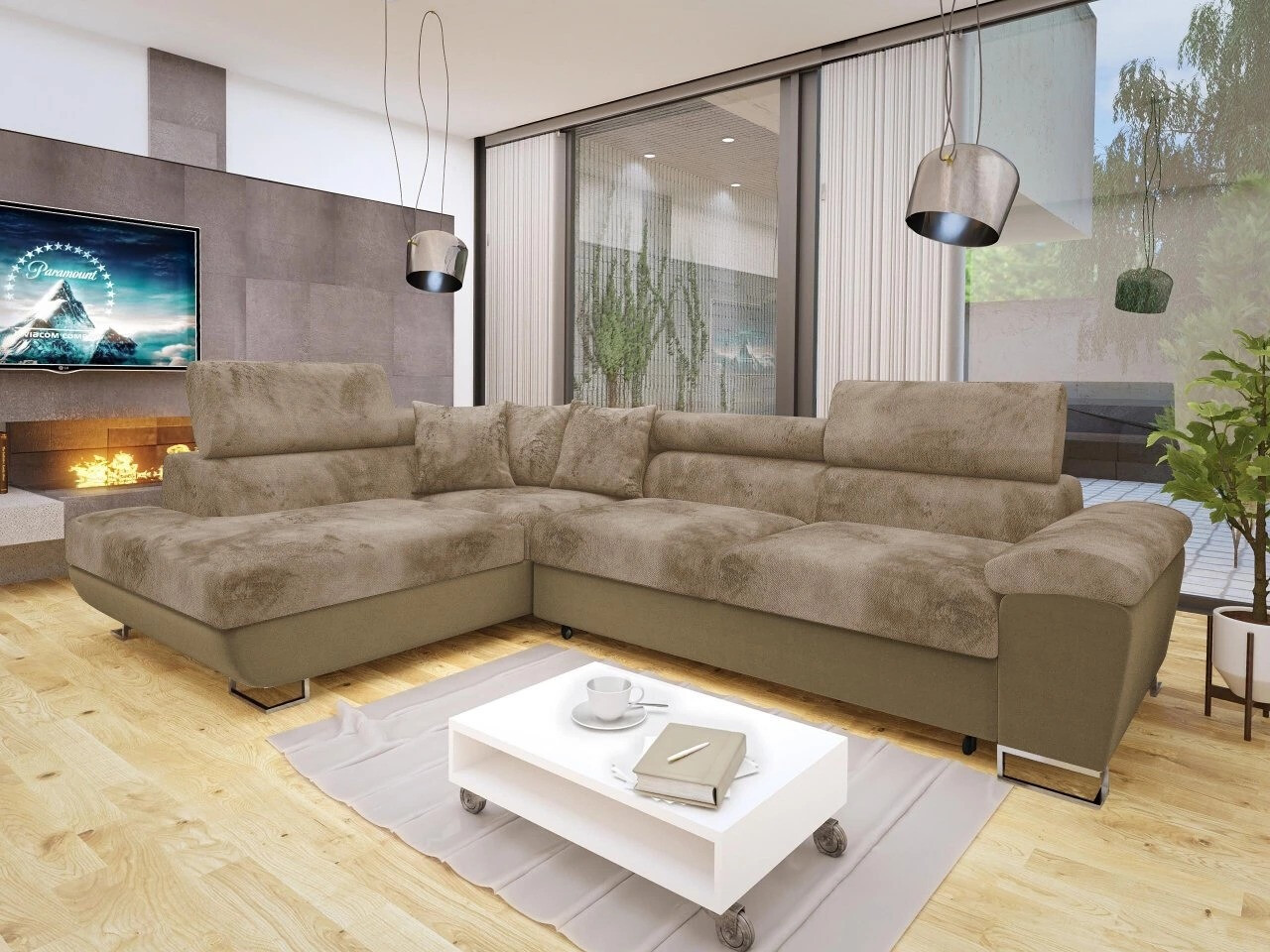 Kutna garnitura Comfivo 290 (Otusso 02 + Sorriso 5)