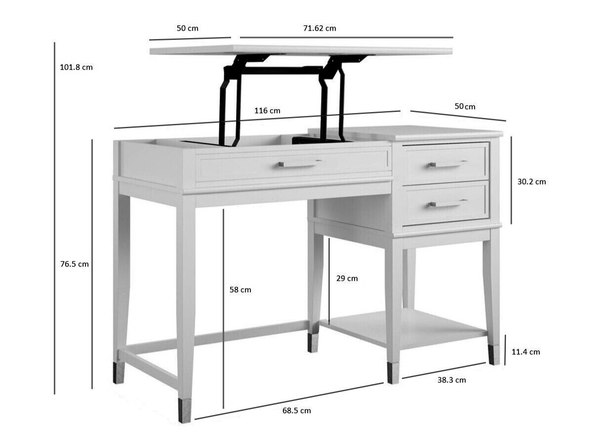 Uredski stol CosmoLiving by Cosmopolitan Belromu 102 (Svijetlo zelena)