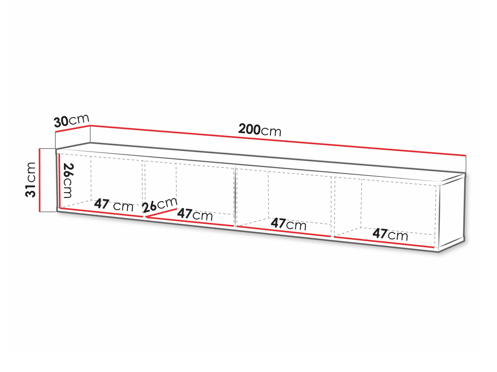 TV stol Calveru 101 (Crna)