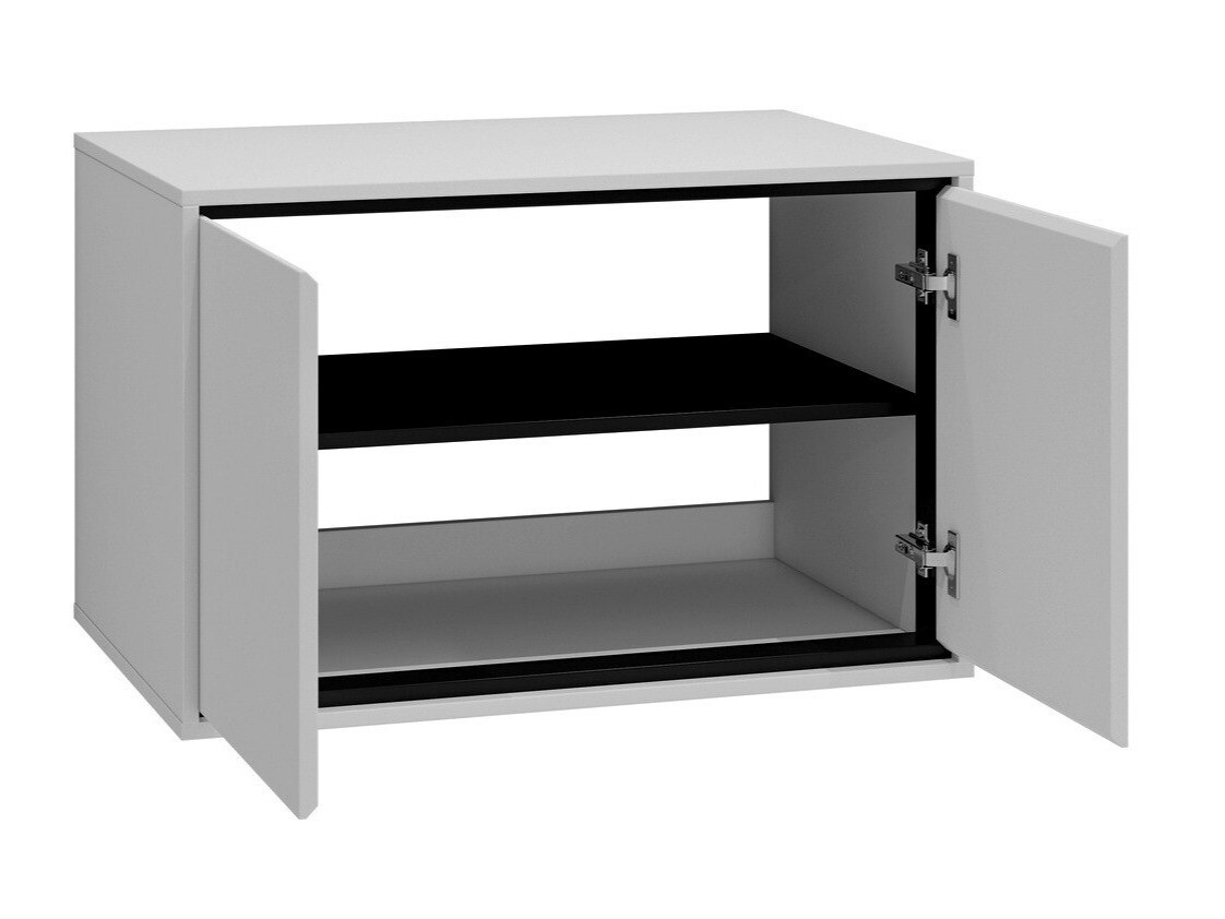 Kupaonski namještaj Tecavu 105 (Sjajno bijela + Bijela)