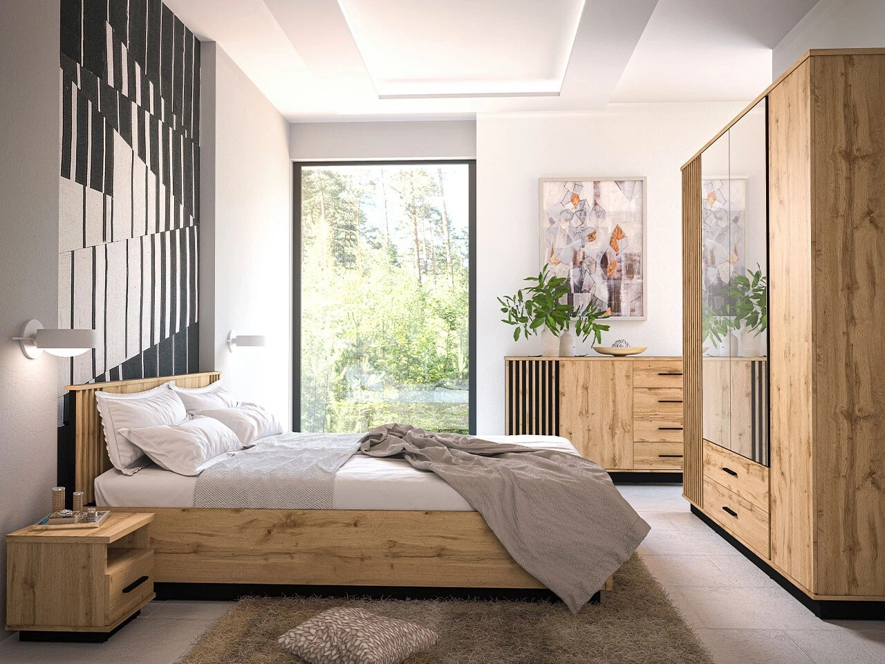 Set za spavaću sobu Tenodeu 128