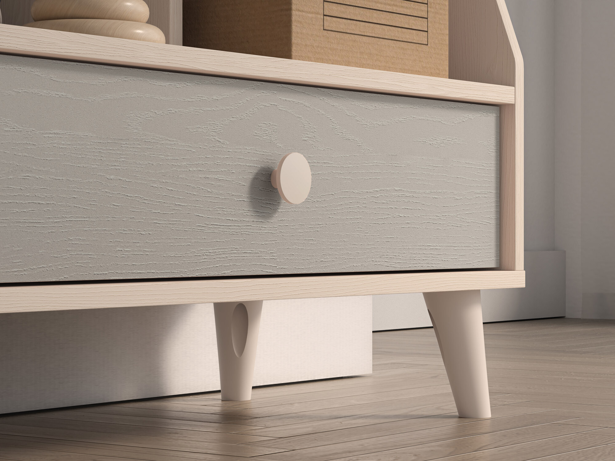 Polica Tortoli 107 (Siva)