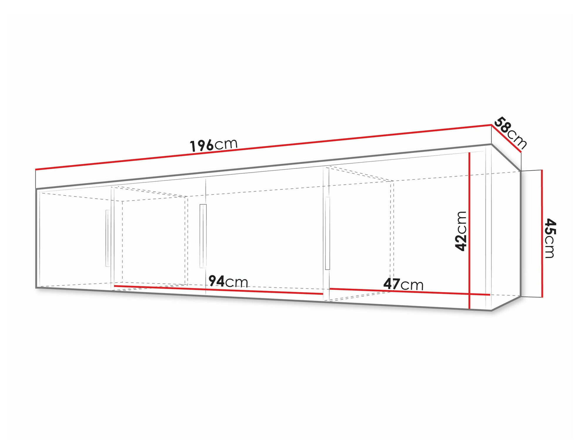 Ormar Enolevo 108 (Wellington hrast)
