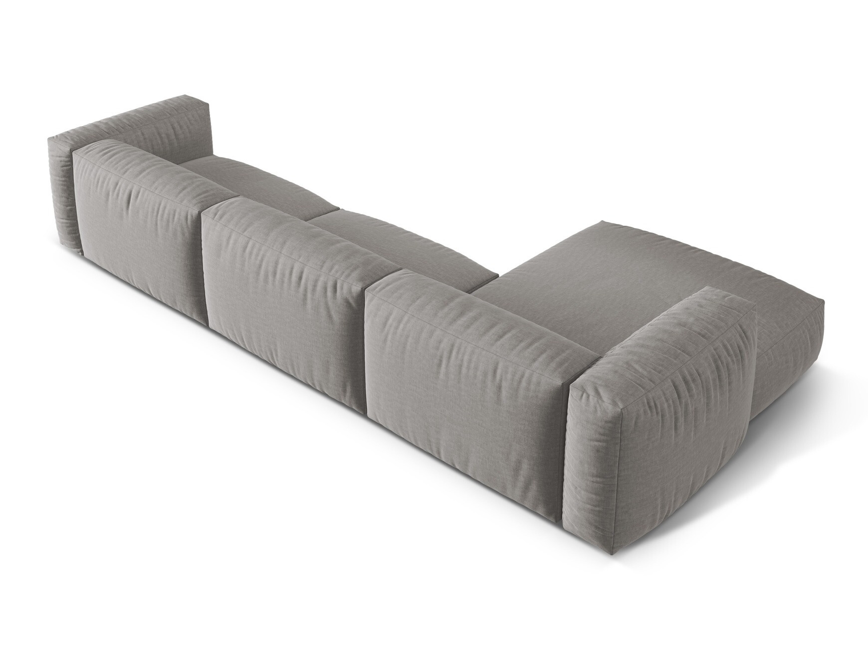 Modularna kutna garnitura Sorcoro 104 (Boston Svijetla Siva)