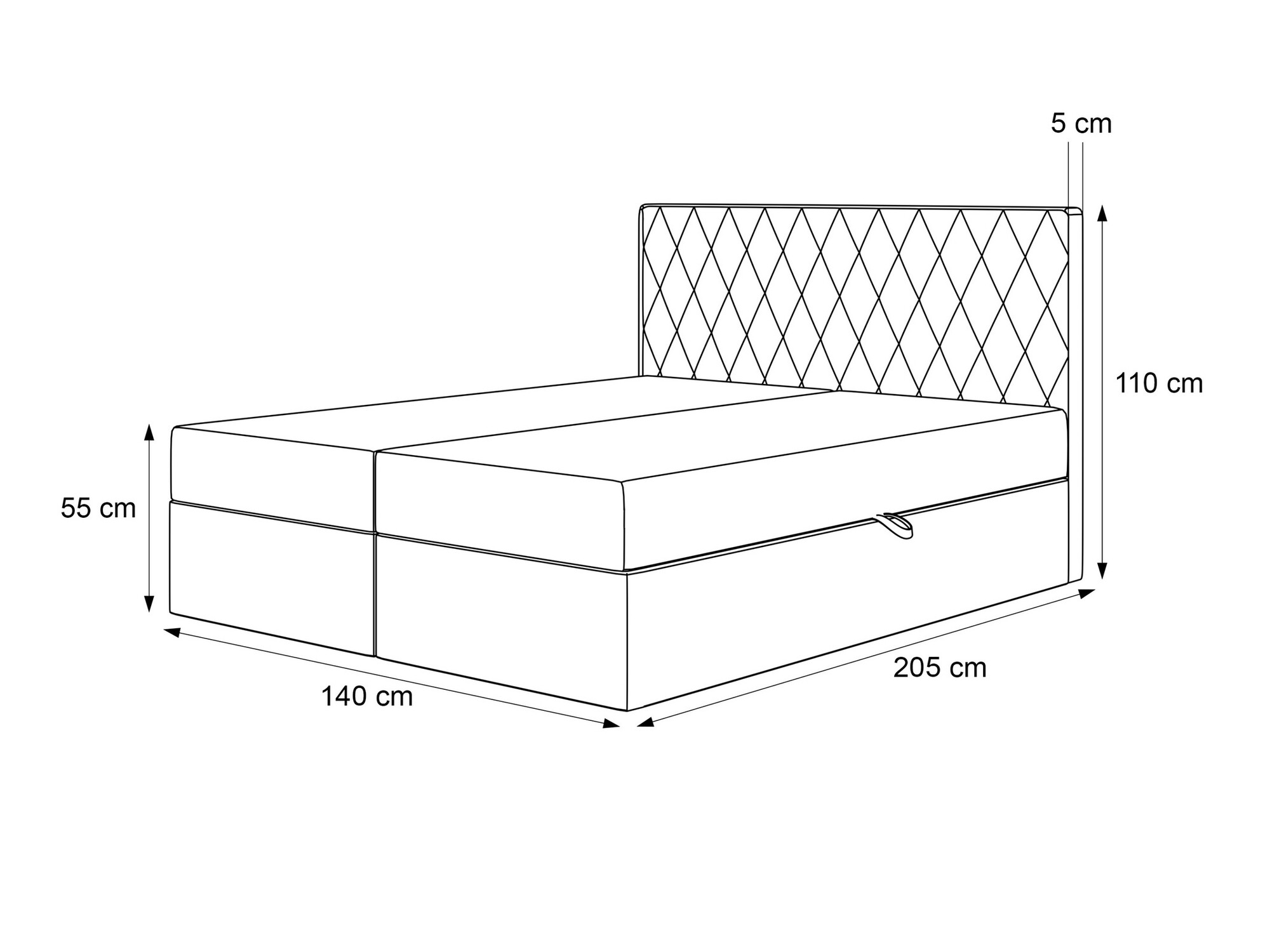 Boxspring krevet Martinez 114 (Magic Velvet 2219)