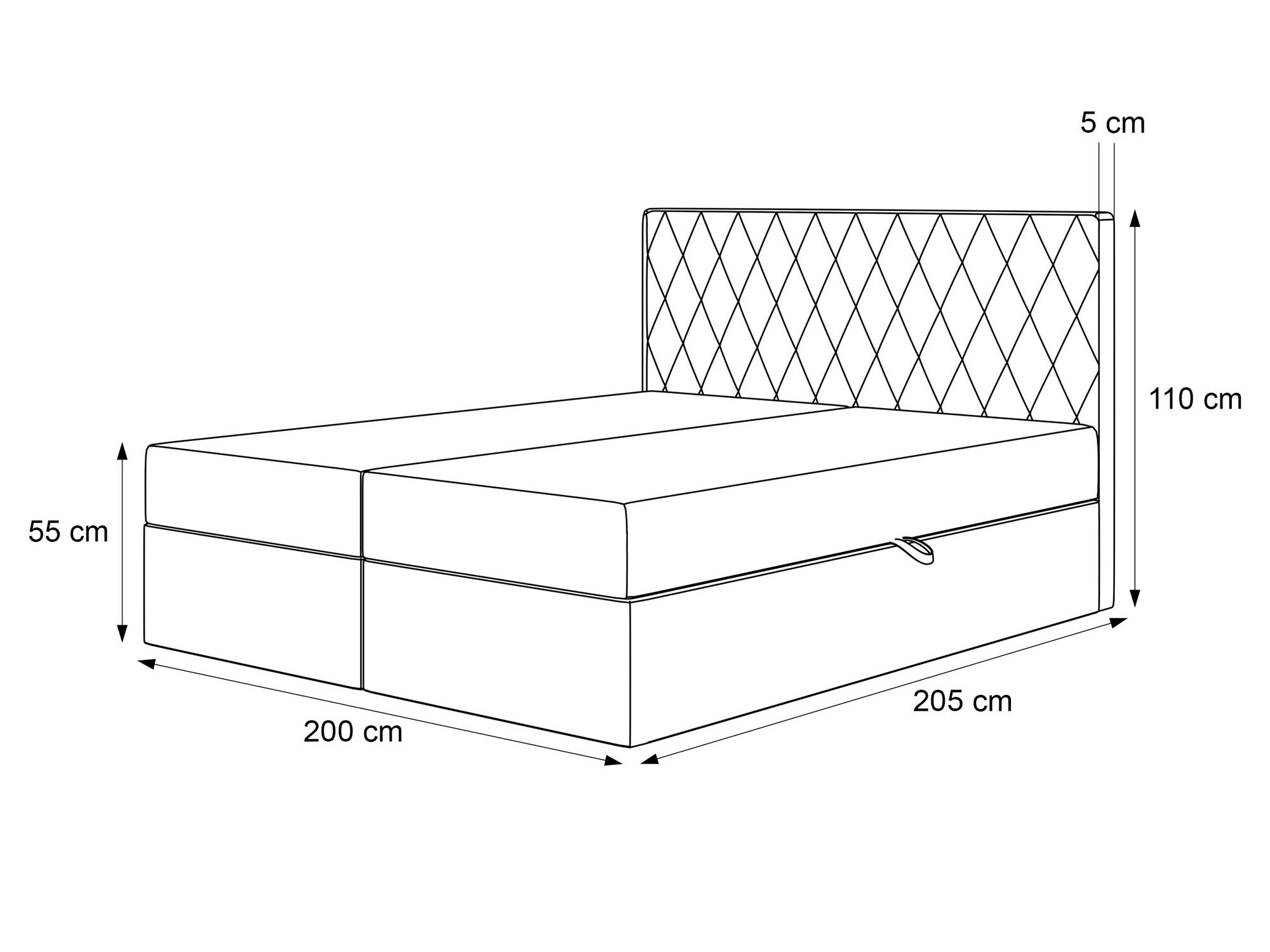 Boxspring krevet Martinez 114 (Magic Velvet 2219)