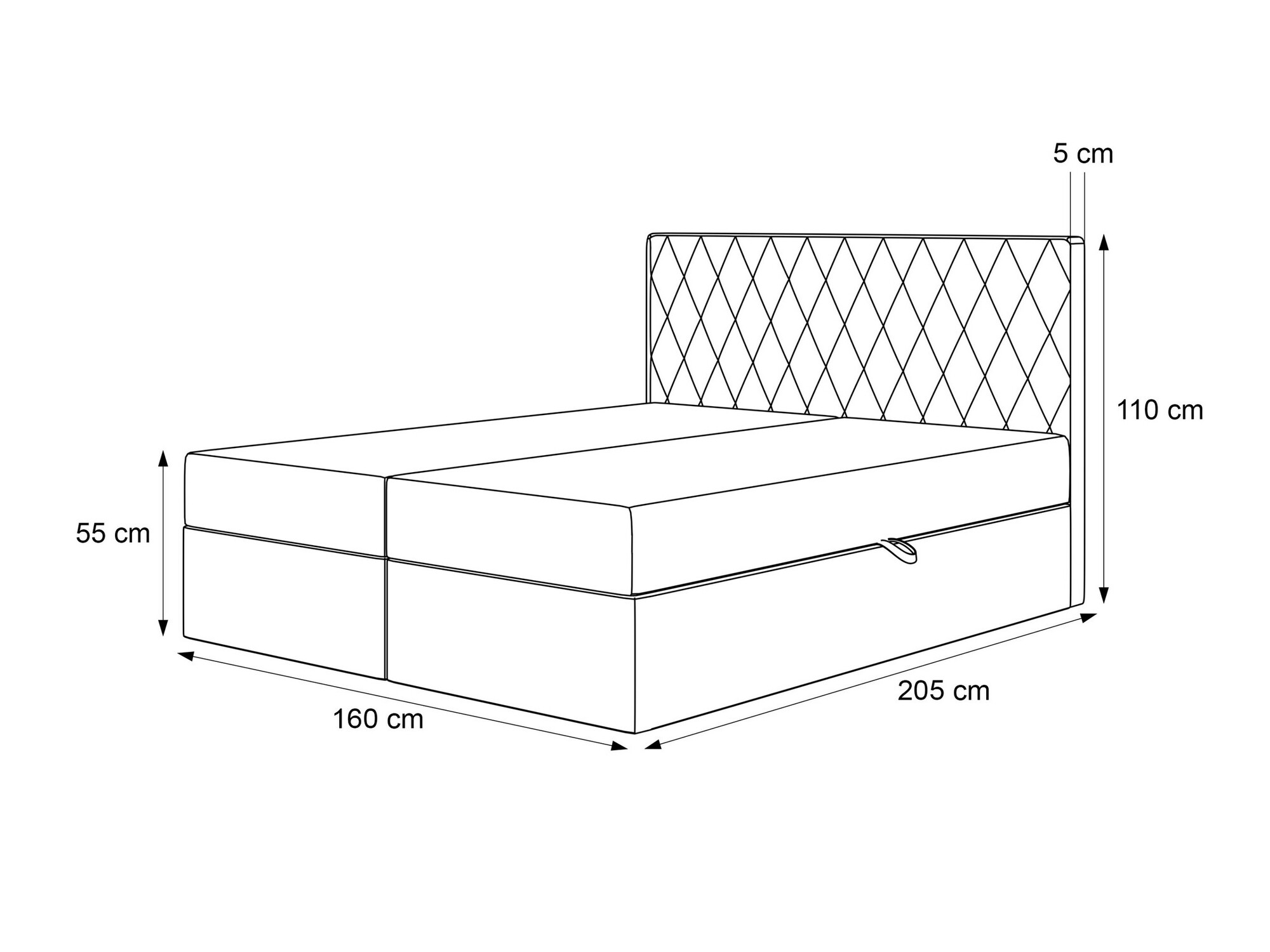 Boxspring krevet Martinez 114 (Magic Velvet 2225)