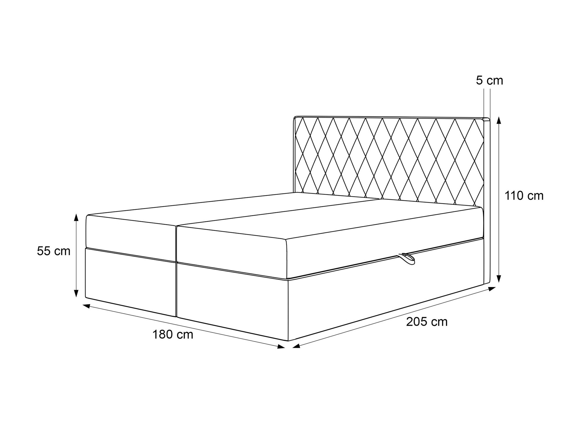Boxspring krevet Martinez 114 (Magic Velvet 2225)