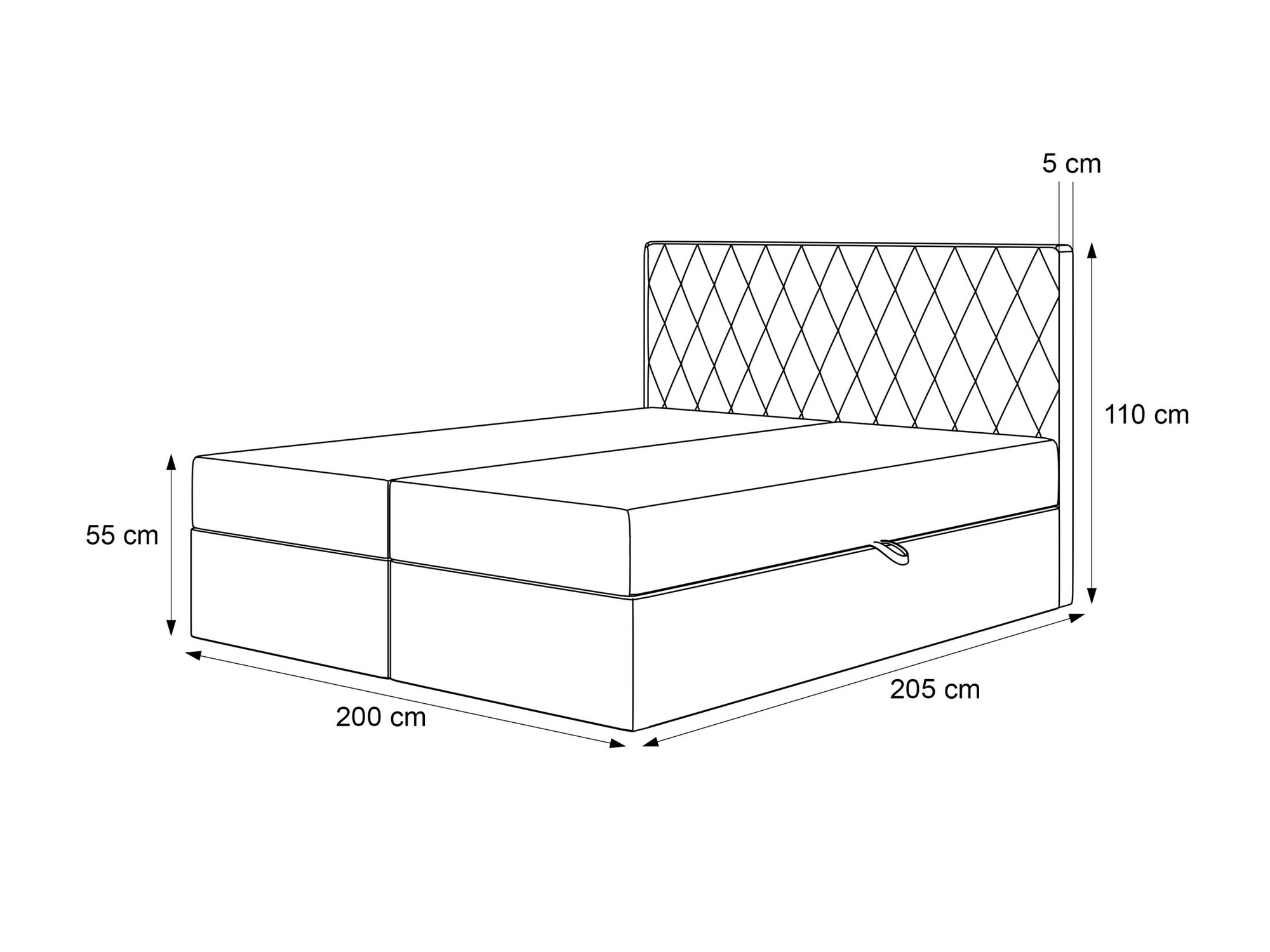 Boxspring krevet Martinez 114 (Magic Velvet 2225)