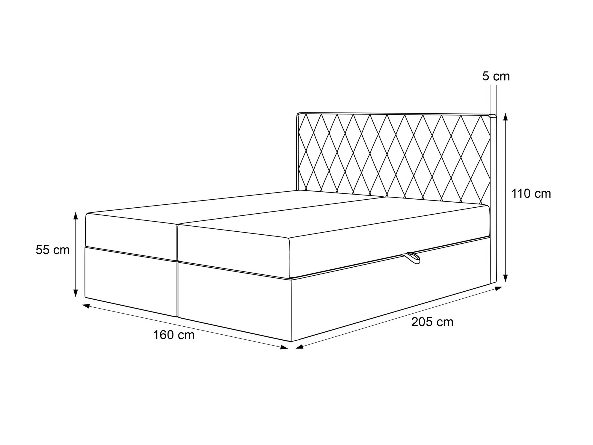 Boxspring krevet Martinez 114 (Magic Velvet 2229)