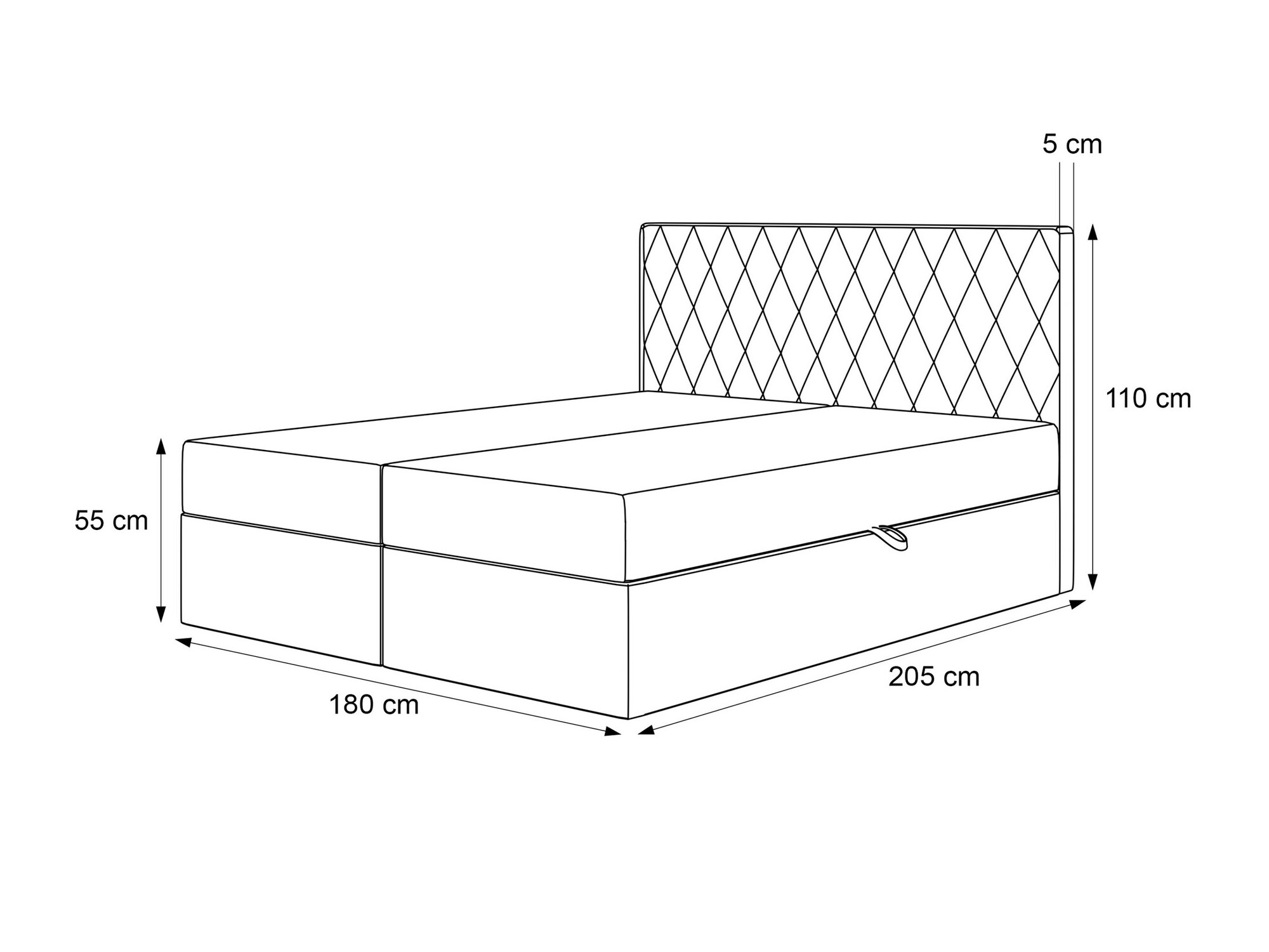 Boxspring krevet Martinez 114 (Magic Velvet 2256)