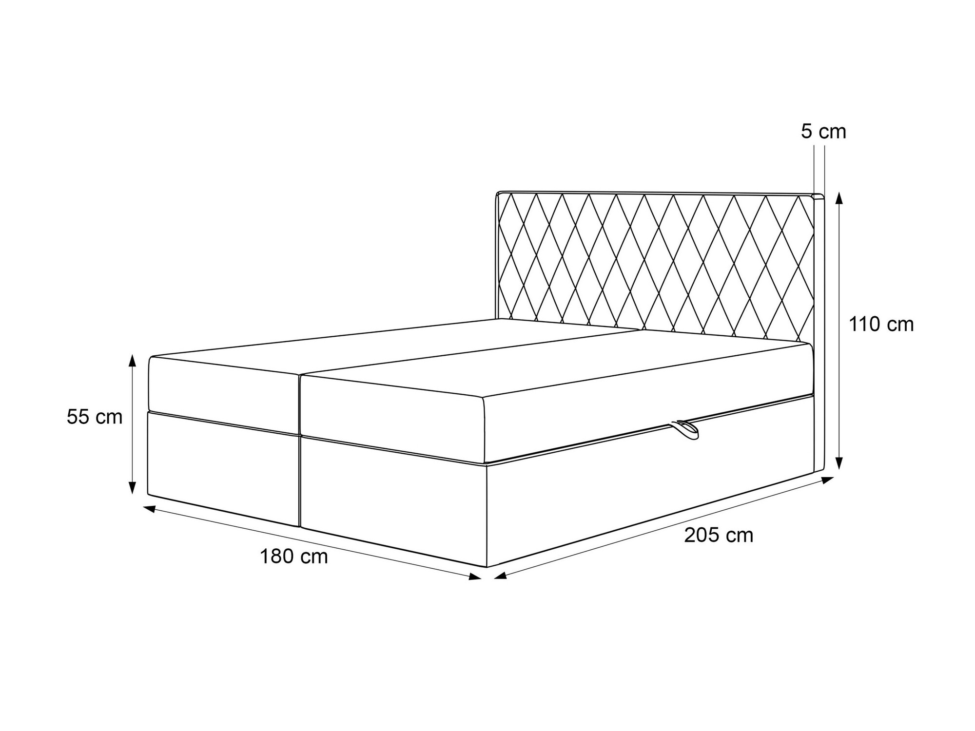 Boxspring krevet Martinez 114 (Magic Velvet 2210)