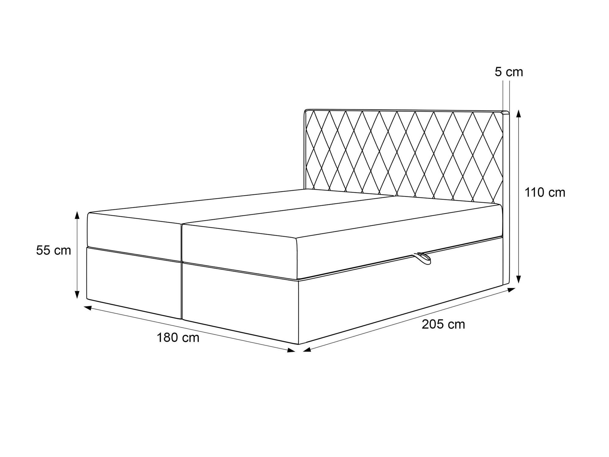 Boxspring krevet Martinez 114 (Magic Velvet 2229)