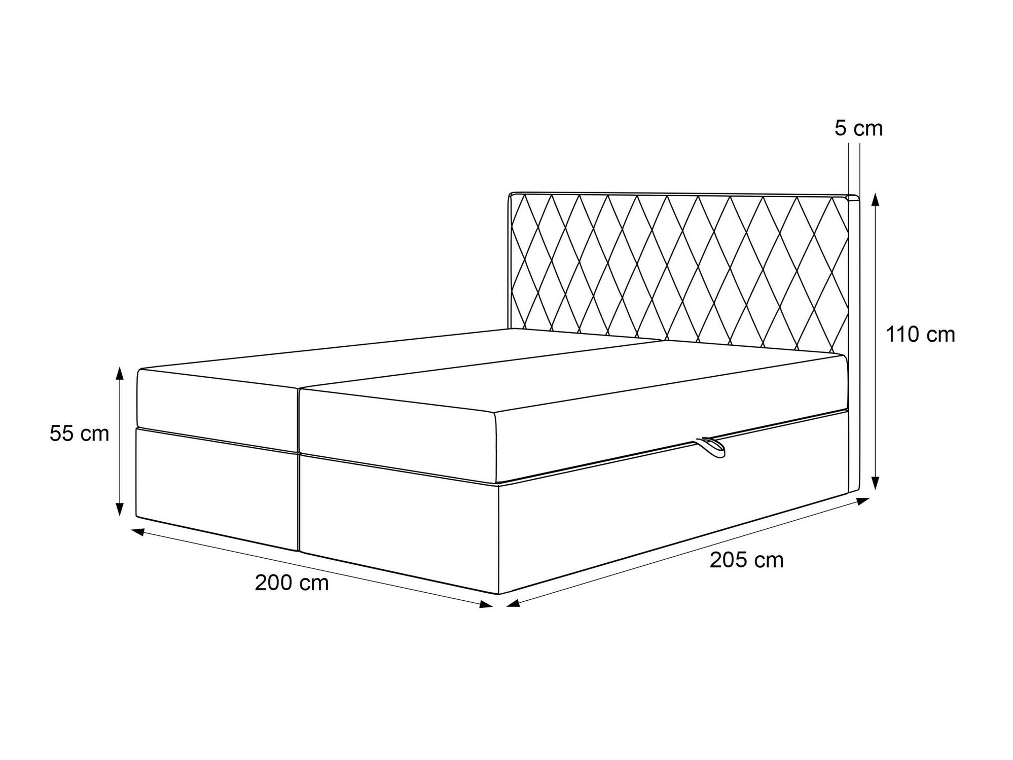 Boxspring krevet Martinez 114 (Magic Velvet 2256)