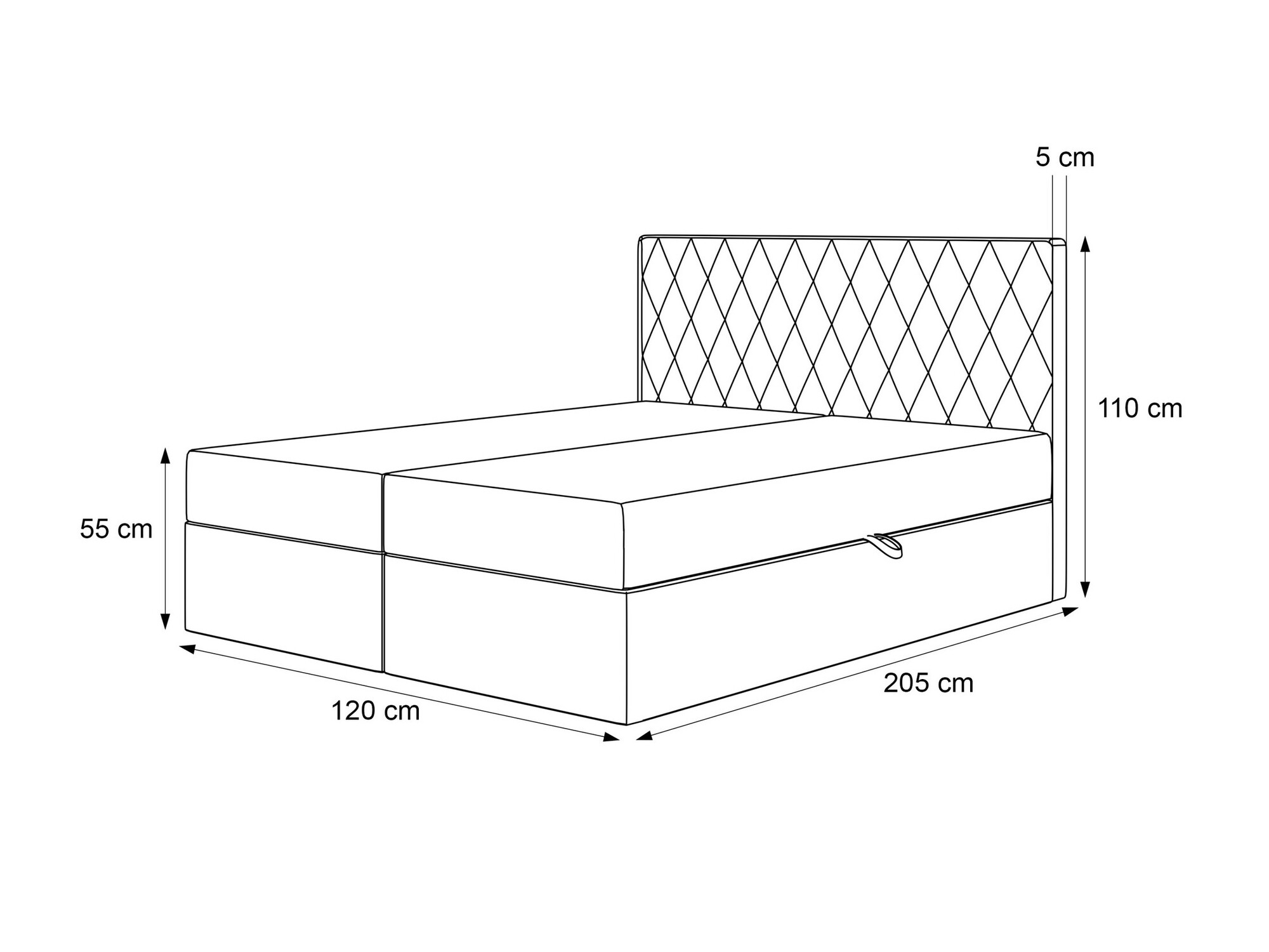Boxspring krevet Martinez 114 (Melody 12)