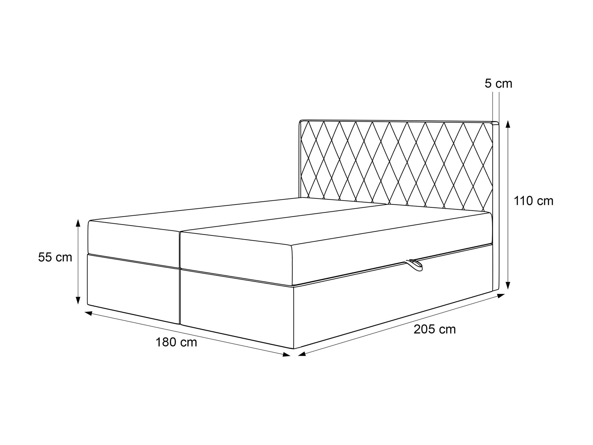 Boxspring krevet Martinez 114 (Melody 12)