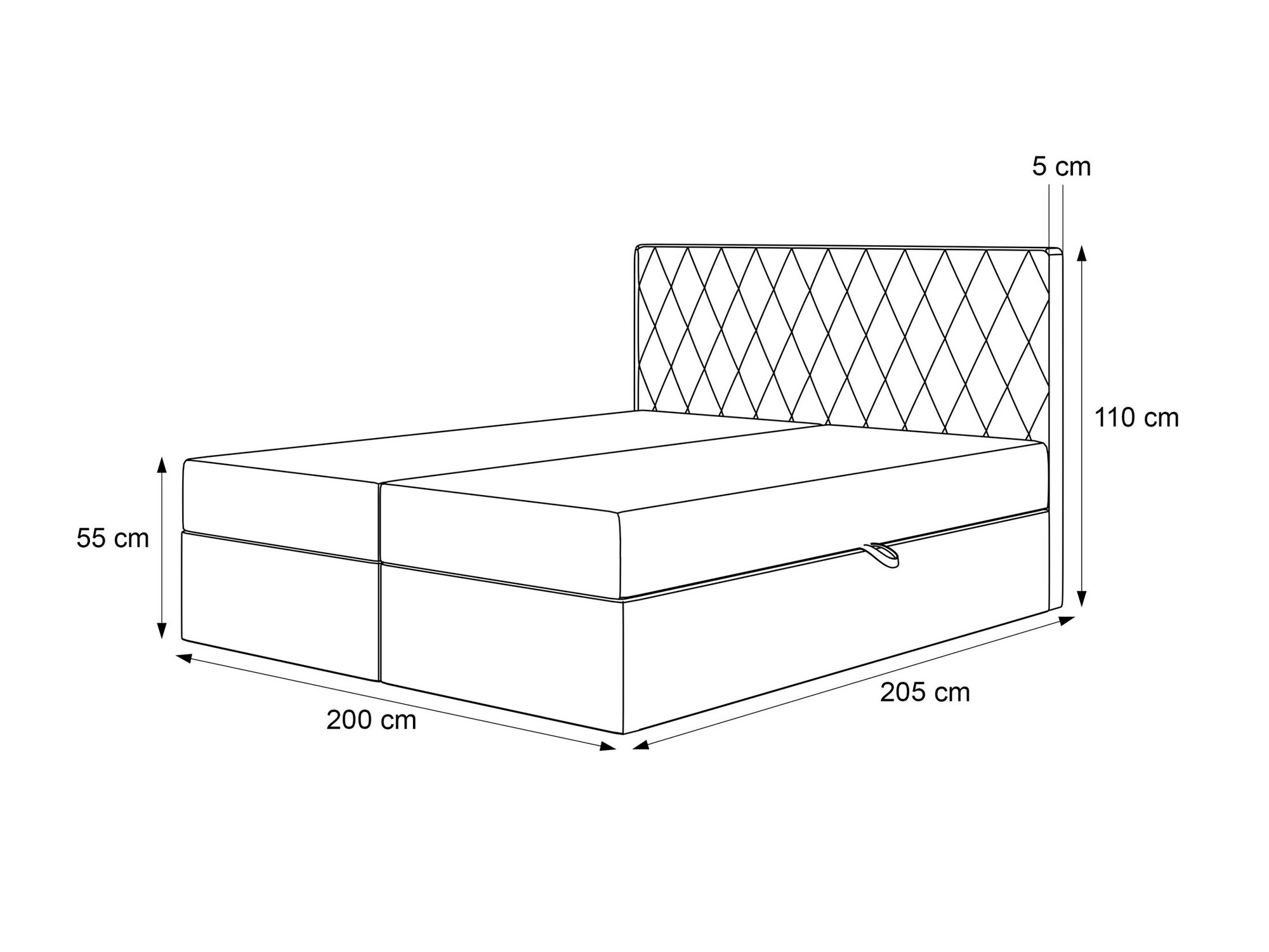 Boxspring krevet Martinez 114 (Melody 13)