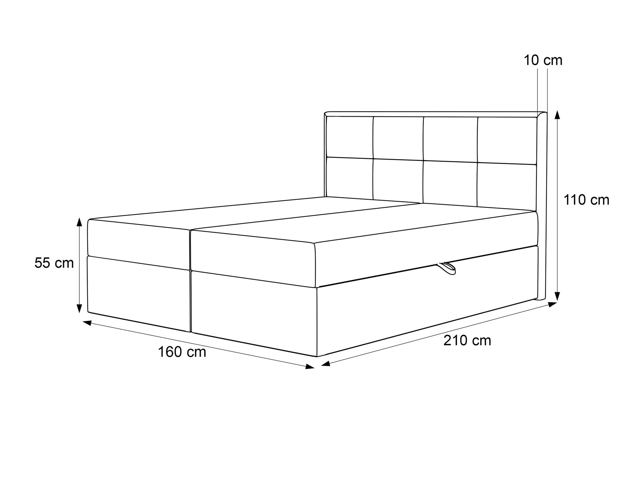 Boxspring krevet Martinez 115 (Magic Velvet 2216)