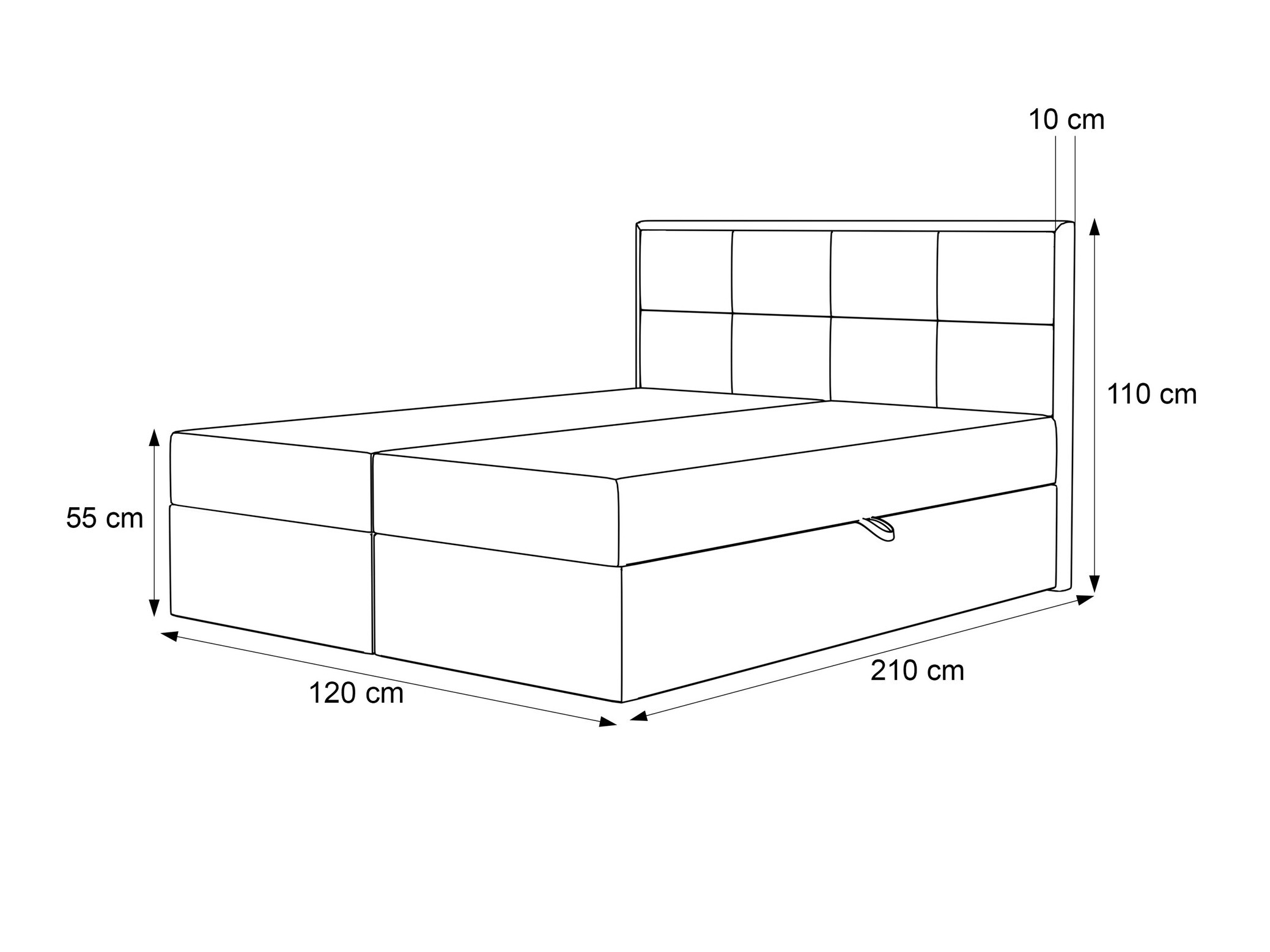 Boxspring krevet Martinez 115 (Magic Velvet 2216)