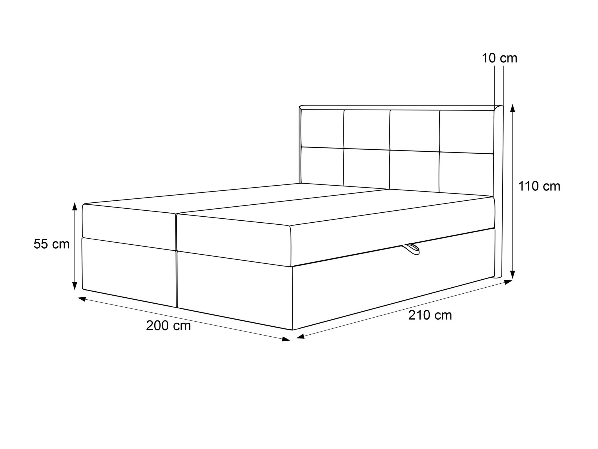 Boxspring krevet Martinez 115 (Magic Velvet 2225)