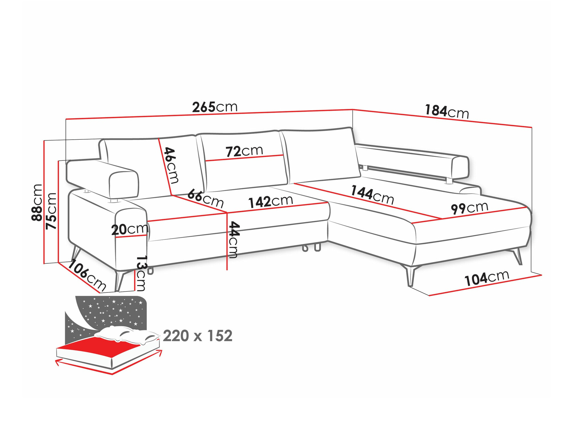 Kutna garnitura Lincoln 199 (Primo 05)