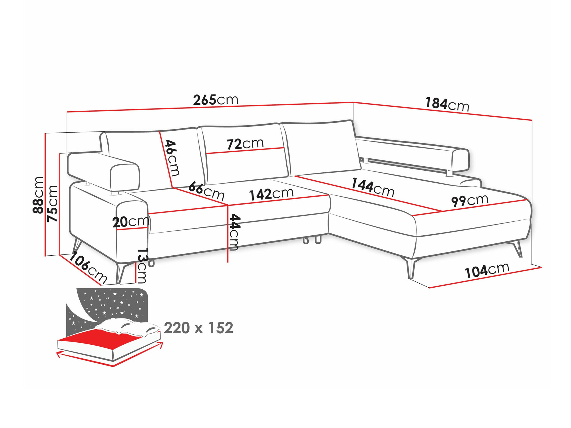 Kutna garnitura Lincoln 199 (Primo 84)