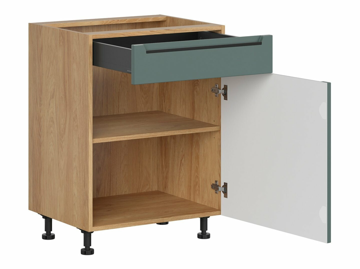 Modularni ormarić s ladicom i vratima Riso Green 105