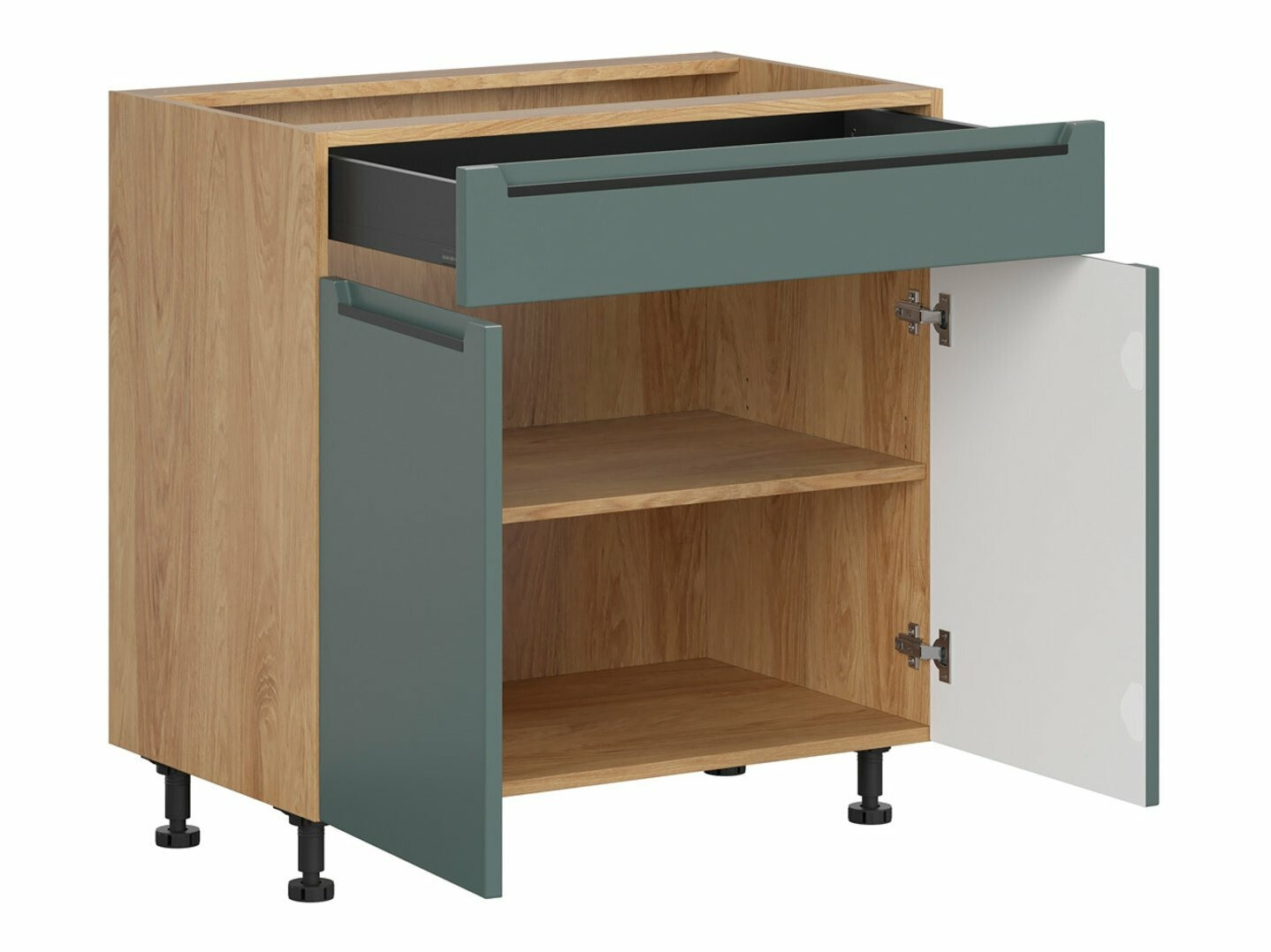 Modularni ormarić s ladicom i vratima Riso Green 106