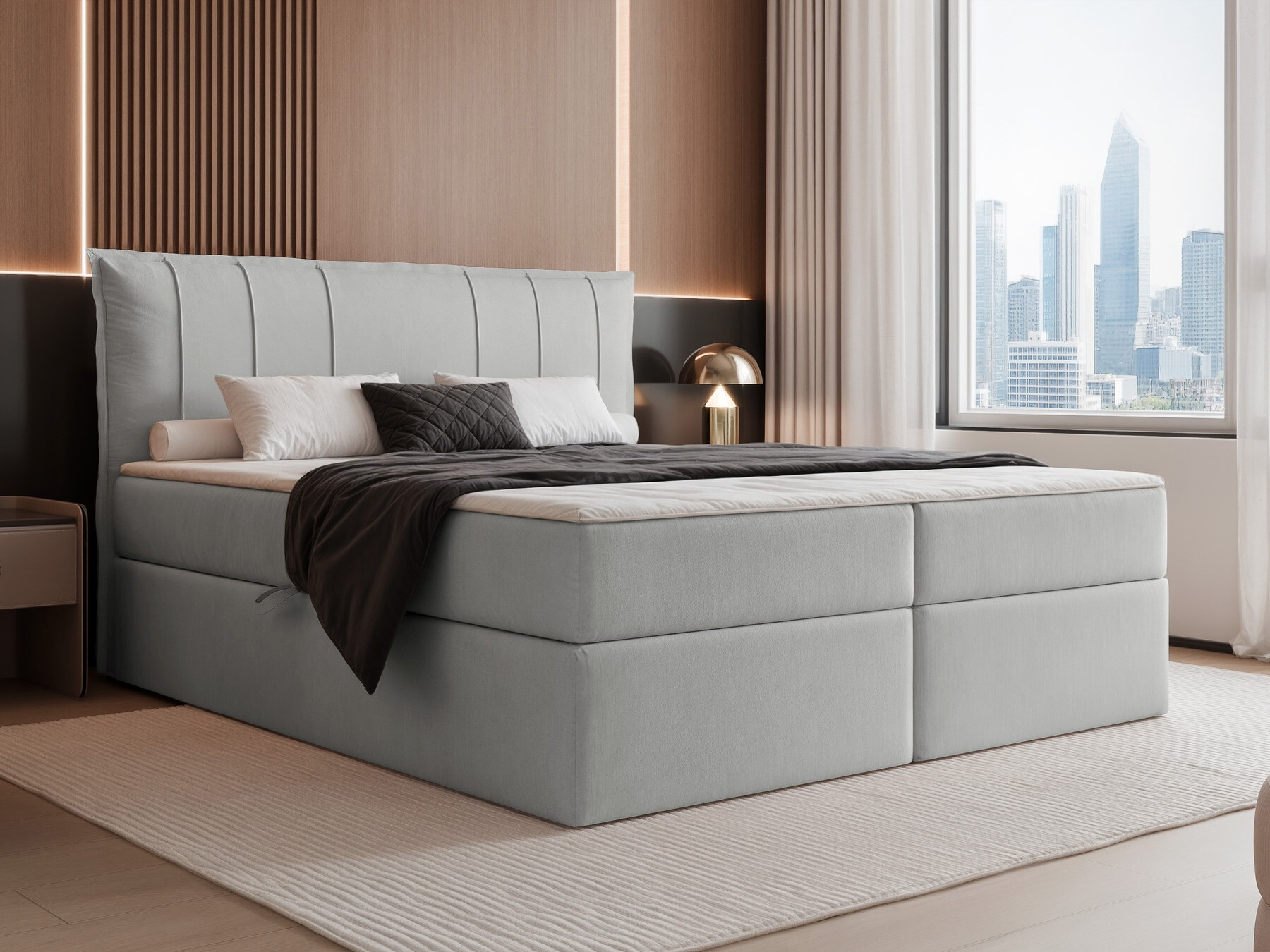 Boxspring krevet Martinez 107 (Magic Velvet 2240)